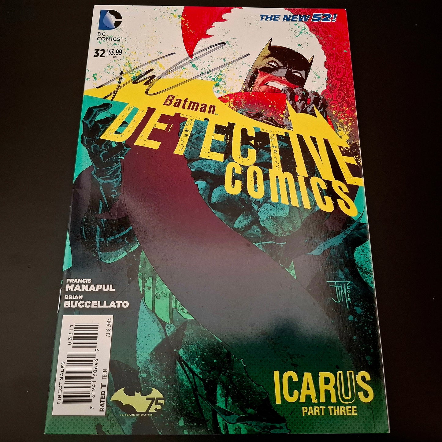 Batman : Detective Comics #32 + Signature de Francis Manapul (COA)