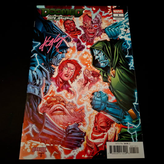 Doomed 2099 #1 variant cover + Signature de Ken Lashley (COA)