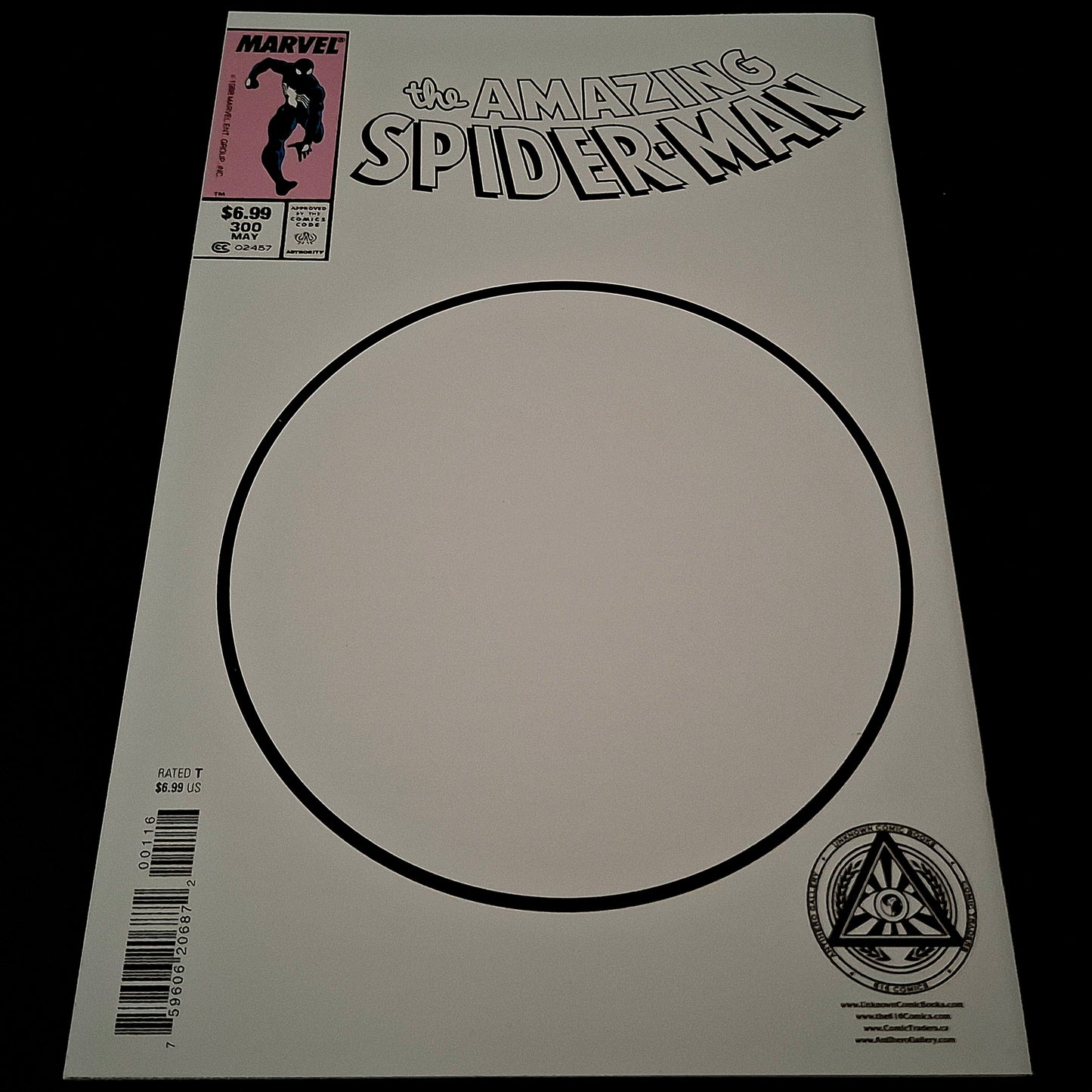 Amazing Spider-Man #300 variant blank cover exclusive