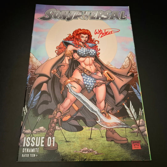 Sonjaversal #1 variant cover + signature de Will Robson (COA)