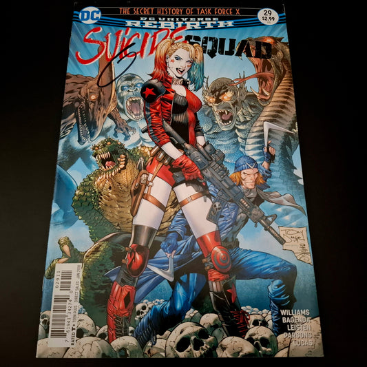 Suicide Squad #29 + Signature de Rob Williams (COA)