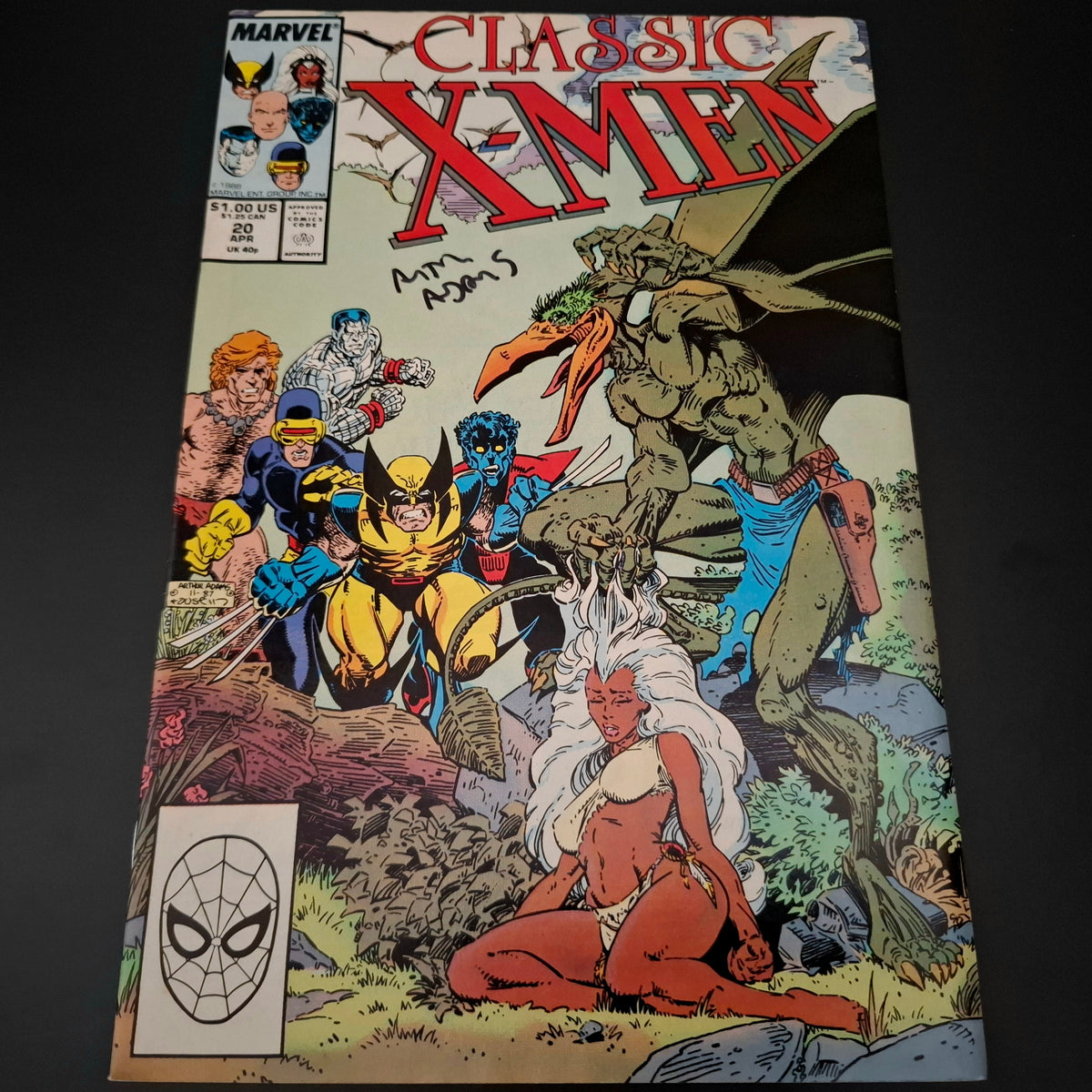 Classic X-Men #20 + Signature de Arthur Adams (COA)