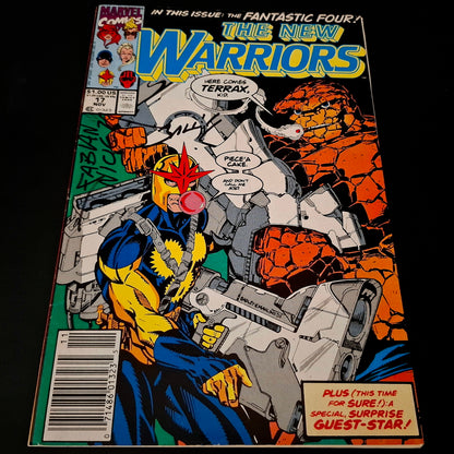 New Warriors #17 + Signature de Fabian Nicieza et Mark Bagley