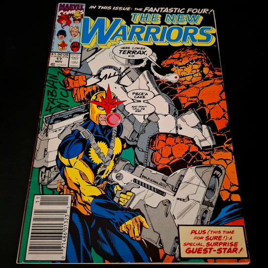 New Warriors #17 + Signature de Fabian Nicieza et Mark Bagley