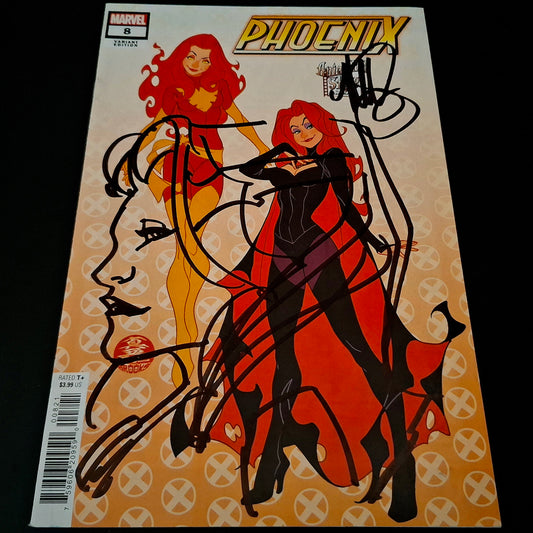 Phoenix #8 variant cover + Remark et Signature de Mark Brooks (COA)