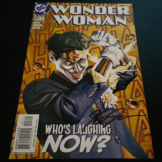Wonder Woman #205 + Signature de J.G. Jones (COA)