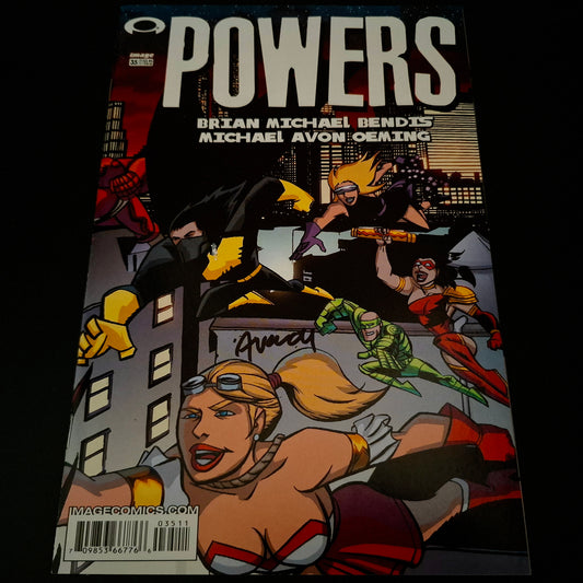Powers #35 + Signature de Michael Avon Oeming (COA)