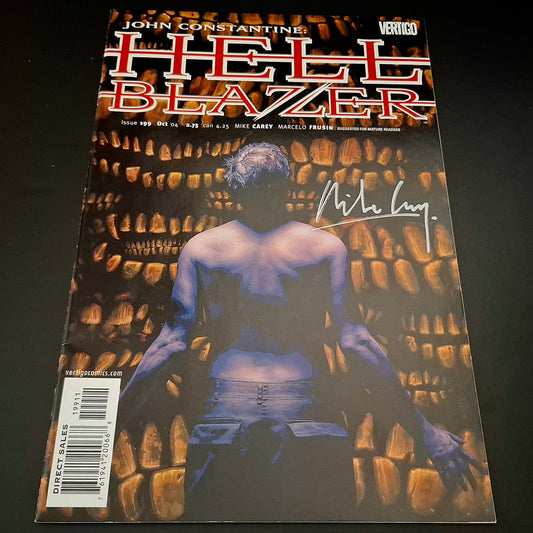 Hellblazer #199 + Signature de Mike Carey (COA)