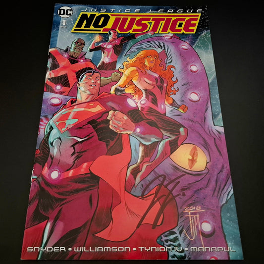 Justice League : No Justice #1 + Signature de James Tynion IV (COA)
