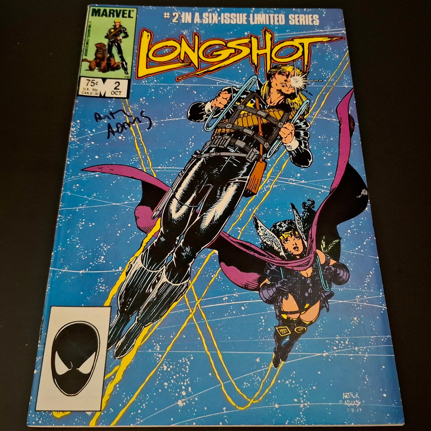 Longshot #2 + Signature de Arthur Adams (COA)