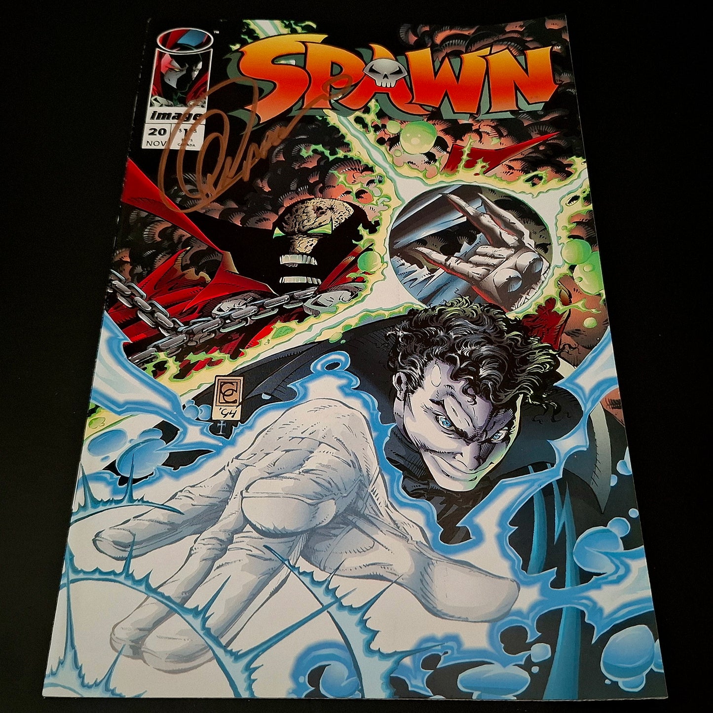 Spawn #20 + Signature de Greg Capullo (COA)