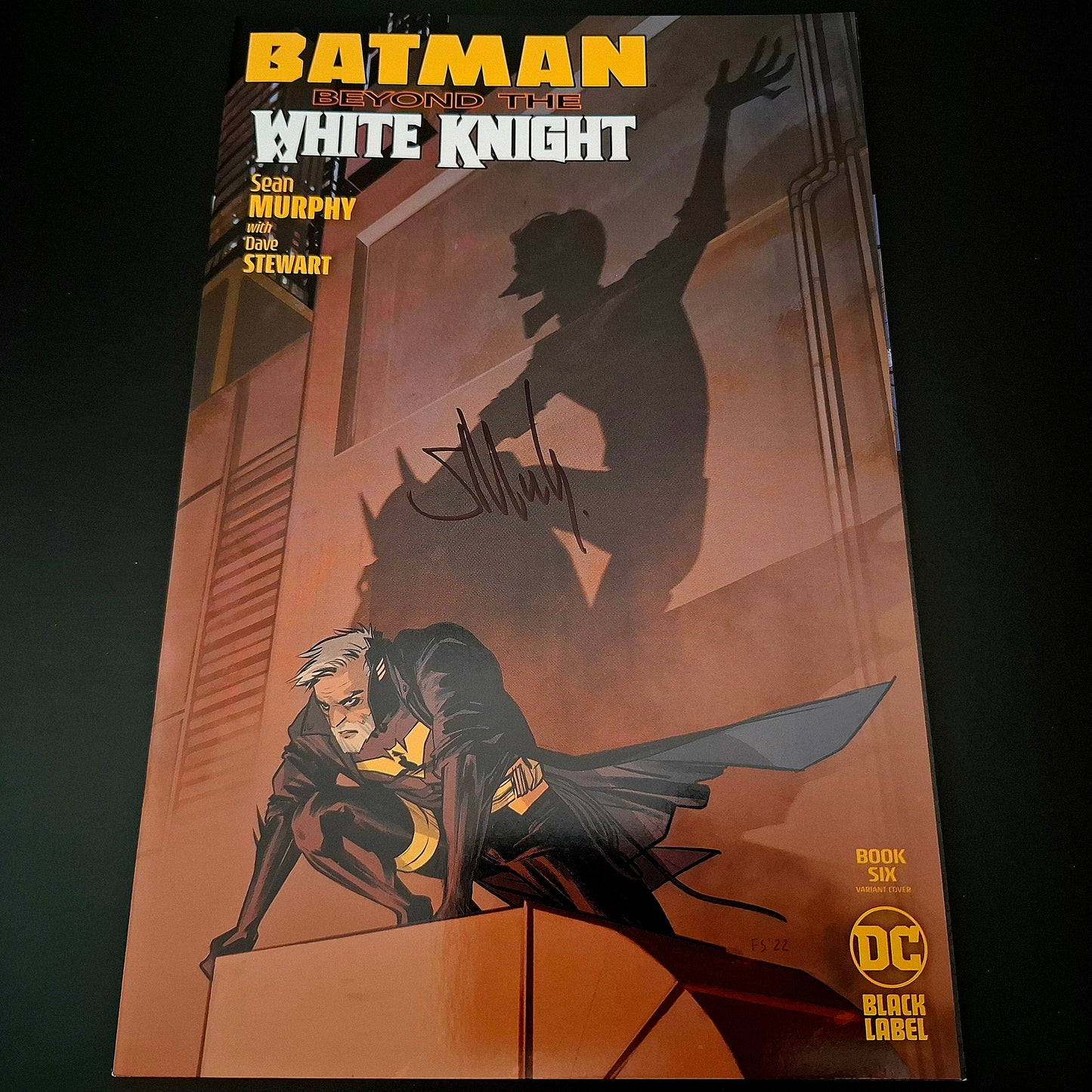 Batman : Beyond the White Knight #6 variant cover + Signature de Sean Murphy (COA)