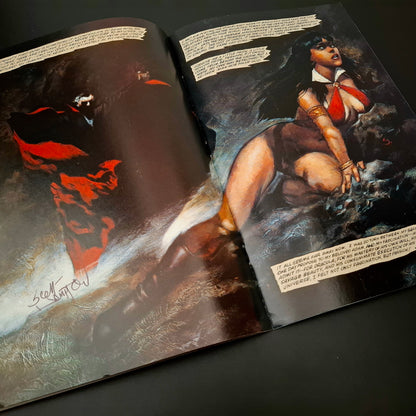 Vampirella : Sad Wings of Destiny variant cover + Signature de Joe Jusko, Scott Hampton, Louis Small Jr et Jimmy Palmiotti.