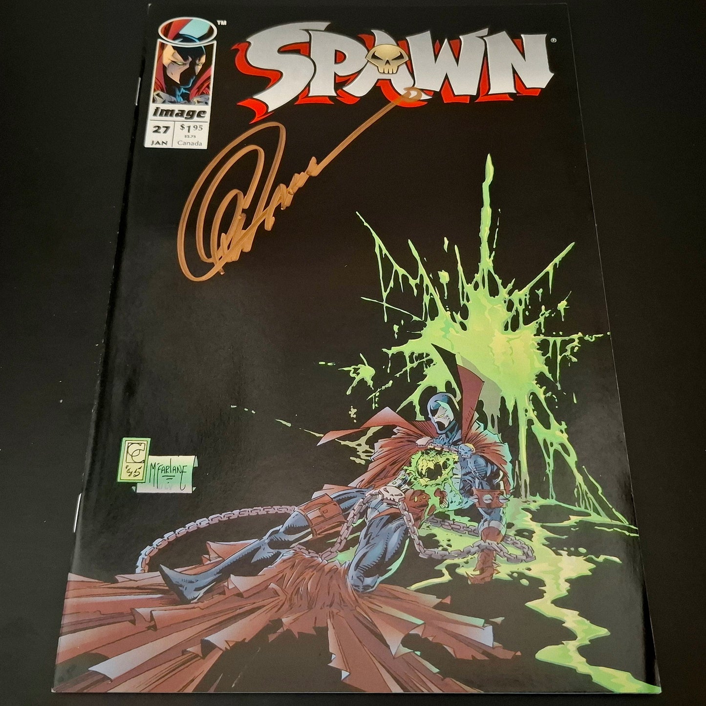Spawn #27 + Signature de Greg Capullo (COA)