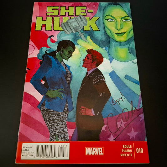 She-hulk #10 + Signature de Charles Soule (COA)