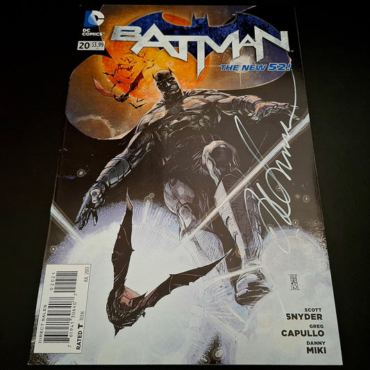 Batman #20 variant cover + Signature de Alex Maleev (COA)