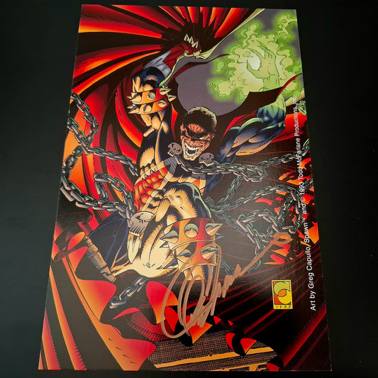 Spawn, Print d’artiste + Signature de Greg Capullo (COA)
