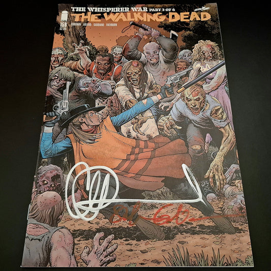 Walking Dead #159 variant cover + Signature de Charlie Adlard et Stefano Gaudiano (COA)