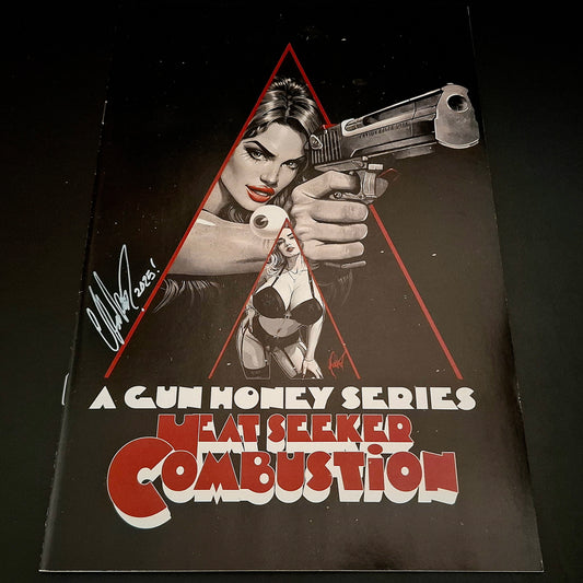 Heat Seeker Combustion #3 variant cover exclusive + Signature de Cedric Poulat (COA)