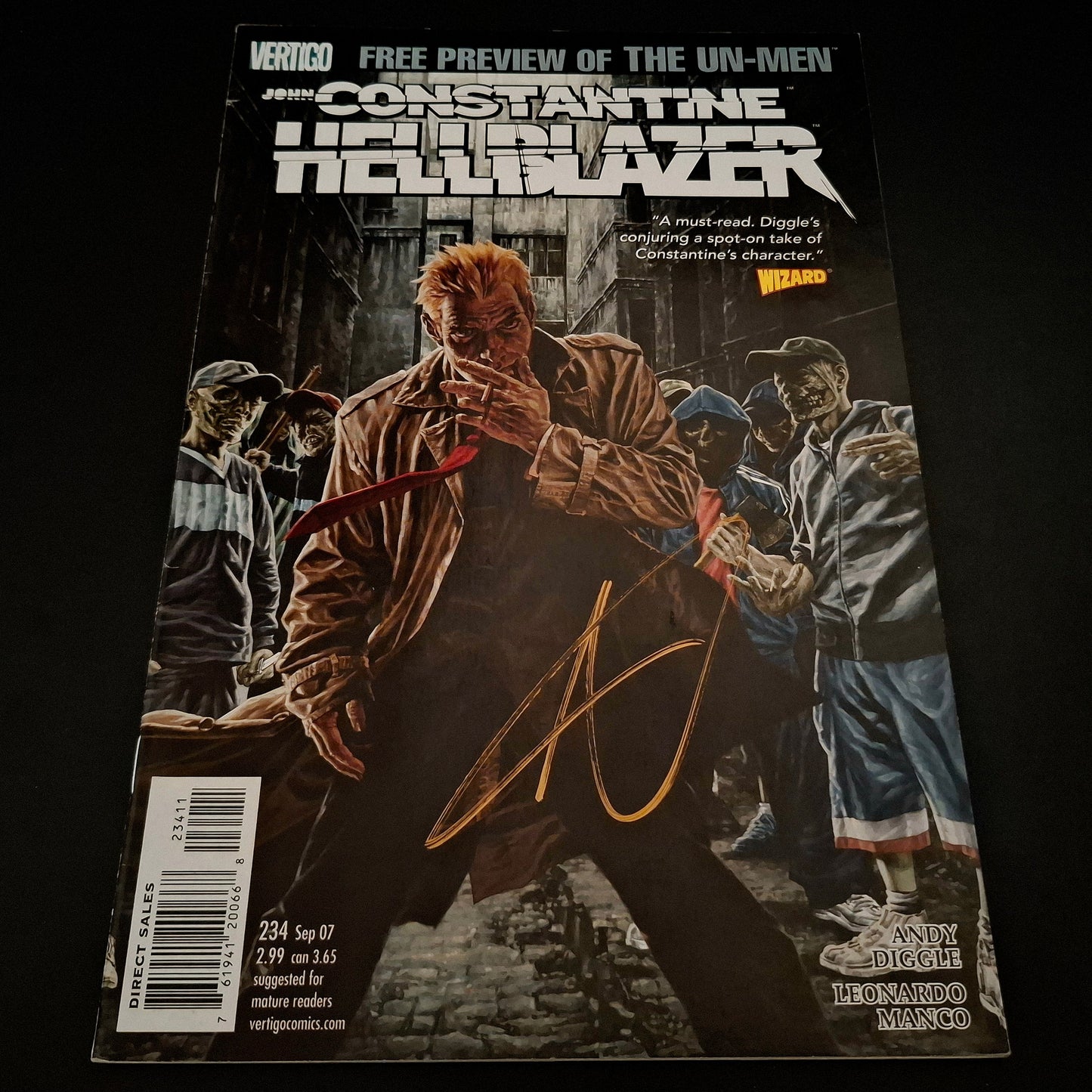 Hellblazer #234 + Signature de Andy Diggle (COA)