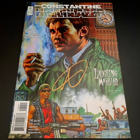 Hellblazer #240 + signature de Andy Diggle (COA)
