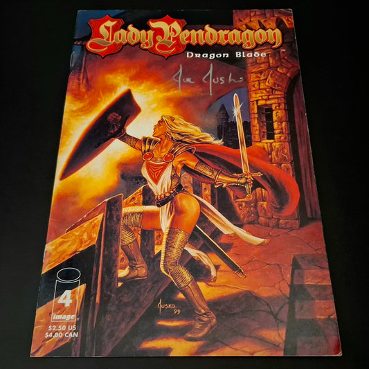 Lady Pandragon : Dragon Blade #4 + Signature de Joe Jusko