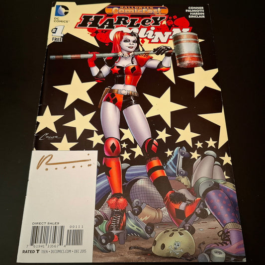 Harley Quinn #1 + Signature de Chad Hardin (COA)