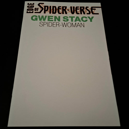 Edge of Spider-verse #2 (facsimilé) variant blank cover exclusive