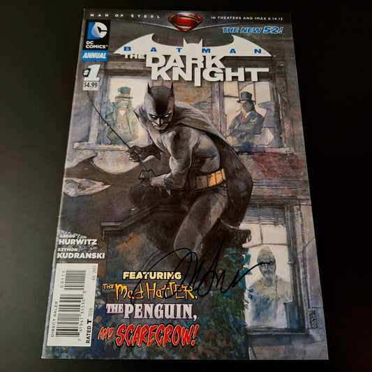 Batman : the Dark Knight Annual #1 + Signature de Alex Maleev (COA)