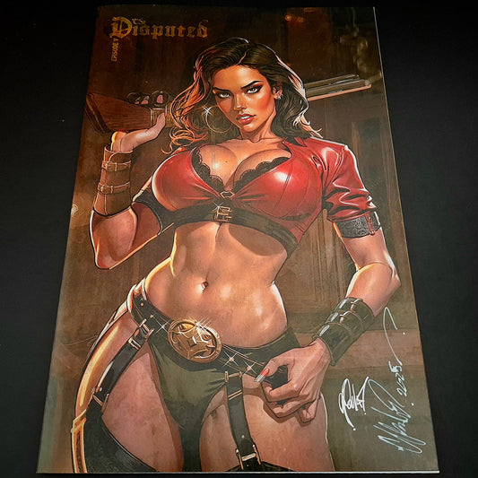 Disputed #5 variant cover exclusive + Signature de Cedric Poulat (COA)